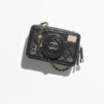 CHANEL CAMERA BAG Lambskin Black