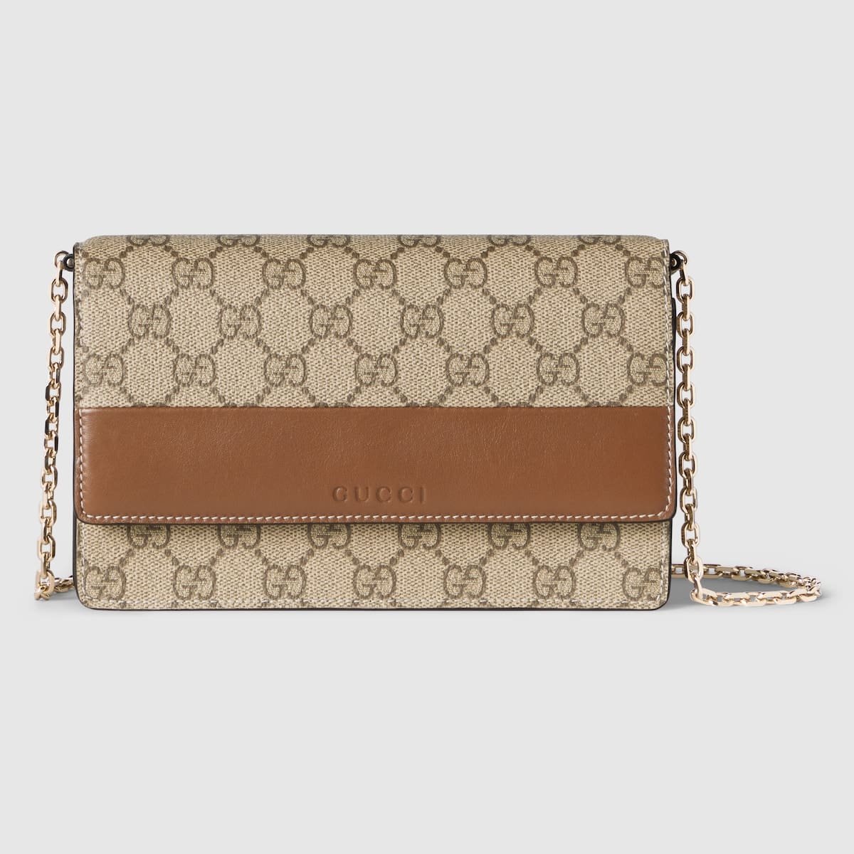 10001-29-1 GUCCI Emblem wallet on chain - Image 1