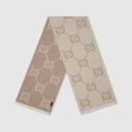 Gucci jacquard wool silk scarf - Image 2