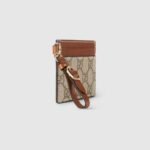 GUCCI Emblem card case with strap - Image 2