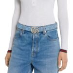 GUCCI GG Marmont thin belt - Image 3