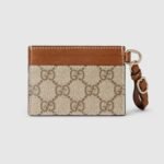 GUCCI Emblem card case with strap - Image 3