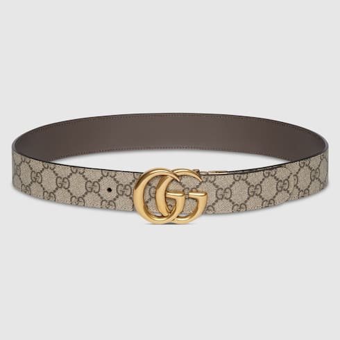 10008-3-4 GUCCI GG Marmont reversible belt - Image 1