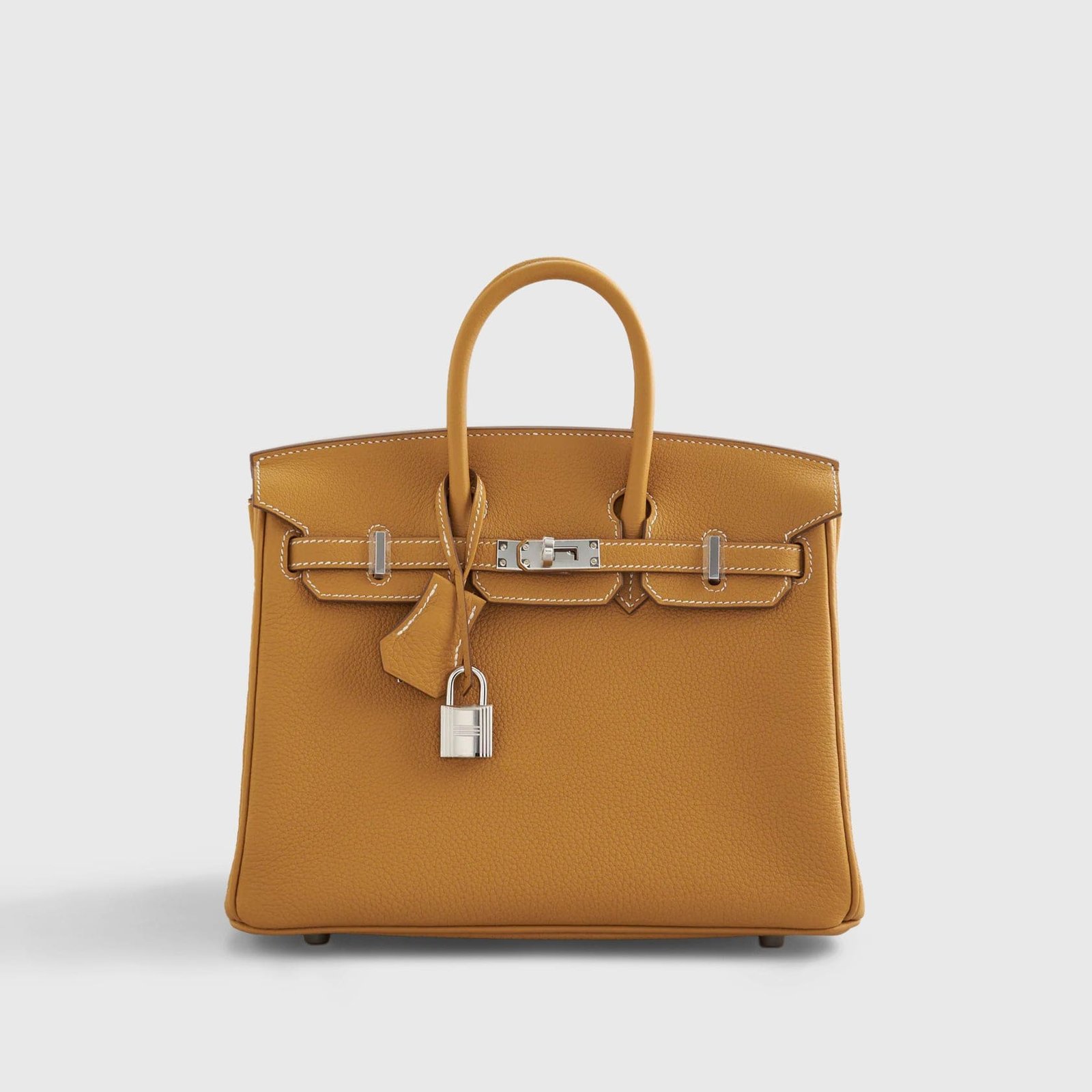 12HermesBirkin25TogoNaturalSablePalladiumHardware Hermès Birkin 25 Togo Natural Sable Palladium Hardware - Image 1