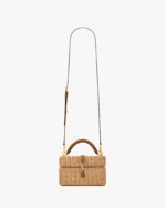 Saint Laurent GABY vanity bag in osier