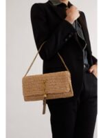 Saint Laurent kate 99 tassel in raffia - Image 2