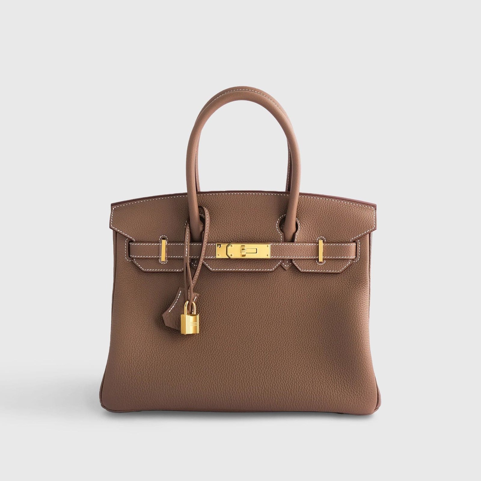 25HermesBirkin30TogoEtoupeRetourneGoldHardware Hermès Birkin 30 Togo Etoupe Retourne Gold Hardware - Image 1
