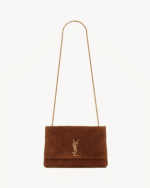Saint Laurent REVERSIBLE KATE MEDIUM IN CROCODILE-EMBOSSED LEATHER - Image 6