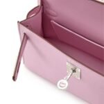 Hermès Mauve Sylvestre Epsom Mini Kelly 20 Palladium Hardware - Image 4