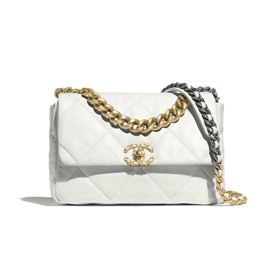 41abd10d78e74ca333a5e72f581947a CHANEL 19 Large Handbag AS1161 - Image 1