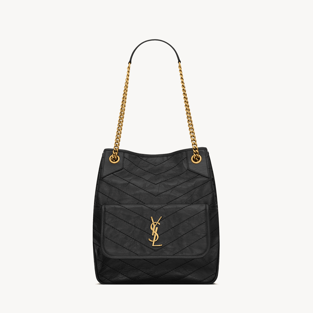 45ae627a02977e0859f81d95d50cb46e Saint Laurent NIKI small shopping in vintage leather - Image 1