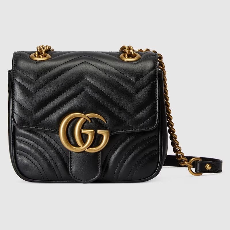 4bOfoQjh-Gucci-GG-Marmont-mini-shoulder-bag-black-leather-Detail-2 GUCCI MARMONT MINI SHOULDER BAG - Image 1