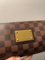 Louis Vuitton Damier Ebene Eva Clutch - Image 7