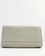 Chanel Deauville Large Gray Tote Bag - Image 9