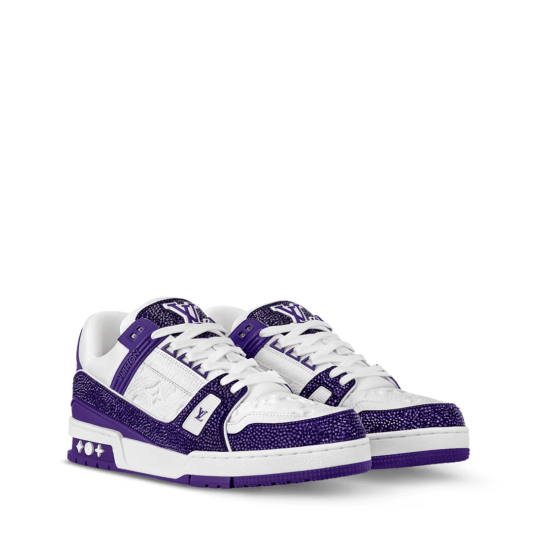 4f2bd2bb99c3b22dab9557d707f06266 Louis Vuitton 1ADHDS LV Trainer Sneaker - Image 1
