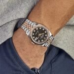 Rolex Datejust 36 126231 Rose Gold Stainless Steel Black Diamond Dial - Image 3