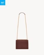 Saint Laurent SUNSET MEDIUM IN CROCODILE-EMBOSSED LEATHER - Image 3