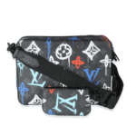 Louis Vuitton Monogram Eclipse Graffiti Trio Messenger - Image 5