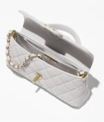 Chanel Mini Flap Bag with Top Handle - Image 3