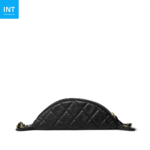 CHANEL 24A Black Lambskin Quilted Waist Bag - Image 7