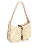 Saint Laurent Le 5 À 7 Mini Hobo in Raffia - Image 7