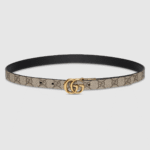 GUCCI Reversible GG Marmont thin belt