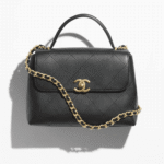 CHANEL LARGE FLAP BAG WITH TOP HANDLE