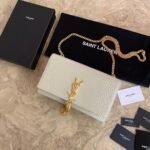 Saint Laurent KATE SMALL TASSEL IN CROCODILE-EMBOSSED LEATHER - Image 2