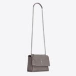 Saint Laurent Sunset Medium In Crocodile Embossed Shiny Leather - Image 6