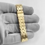 Audemars Piguet Royal Oak Vintage ‘Ladies’ Yellow Gold Champagne Diamond Dial Quartz 26mm - Image 11