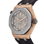 Audemars Piguet Royal Oak Offshore 15711OI.OO.A006CA.01 Diver Rose Gold Grey Dial Limited Edition - Image 4