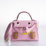 Hermès Kelly Doll Quelle Idole Picto Malva, Chai, Lima Herrajes Paladio