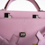 Hermès Kelly Doll Quelle Idole Picto Malva, Chai, Lima Herrajes Paladio - Image 3