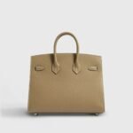 Hermès Birkin 25 Epsom Etoupe Sellier Palladium Hardware - Image 4