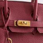 Hermès Birkin 25 Togo Rubis Gold Hardware - Image 8