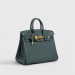 Hermès Birkin 25 Togo Vert Fonce Gold Hardware - Image 3