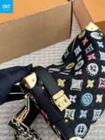 Louis Vuitton bling bling embroidered beaded studded fabric double box - Image 4