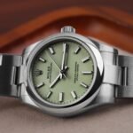 Rolex Oyster Perpetual 41 134300 Stainless Steel Pistachio Dial - Image 3
