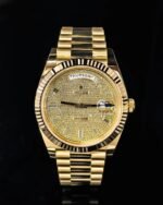 Rolex Day-Date 40 228238 Yellow Gold Diamond Pavé Dial (2025) - Image 4