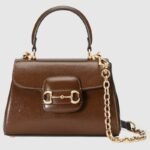 GUCCI HORSEBIT 1955 MINI BAG（BROWN）
