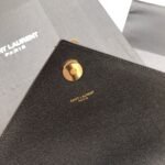 Saint Laurent Envelope Large Bag In Quilted Grain De Poudre Embo - Image 6