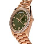 Rolex Day-Date 40 228345RBR Rose Gold Olive Green Dial Diamond Bezel - Image 2