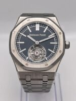 Audemars Piguet Royal Oak Selfwinding Flying Tourbillon 26730TI.OO.1320TI.01 ’50th Anniversary’ Titanium Blue Dial - Image 3