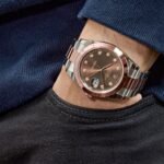 Rolex Datejust 41 126301 Rose Gold Stainless Steel Chocolate Diamond Dial (2023) - Image 2
