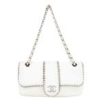CHANEL Lambskin Mini Madison Flap White