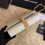 Saint Laurent KATE SMALL TASSEL IN CROCODILE-EMBOSSED LEATHER - Image 6