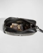 Saint Laurent Lou Medium YSL Monogram Calfskin Camera Crossbody Bag – Aged Silver Hardware - Image 5