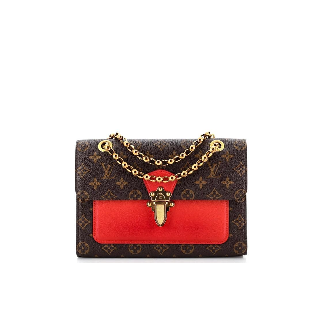 VEqzZeR1-121231 Louis Vuitton Victoire Handbag Monogram Canvas and Leather - Image 1