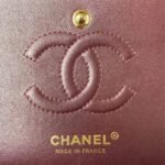 CHANEL SMALL CLASSIC HANDBAG Grained Calfskin & Gold Metal - Image 7