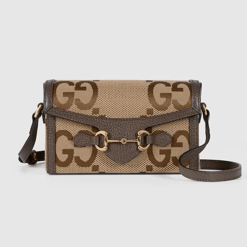 ZPQI0NIFNT5L2GKZOC GUCCI HORSEBIT 1955 JUMBO GG MINI BAG - Image 1